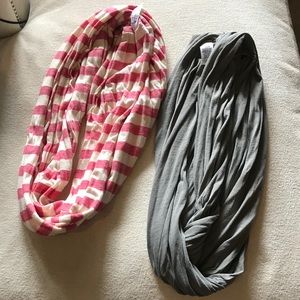 SPLENDID eternity wrap scarves — TWO